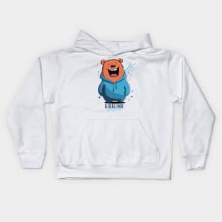 The Giggling Grizzlies Collection - No. 7/12 Kids Hoodie